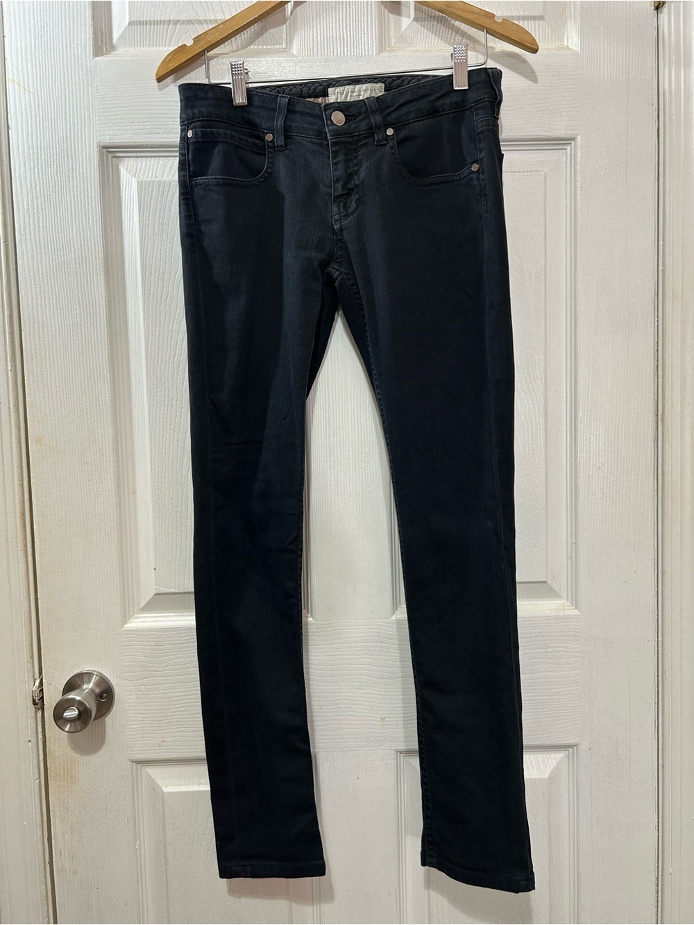 Stella McCartney Skinny Jeans Size 28 Black Washed Denim Made in Italy